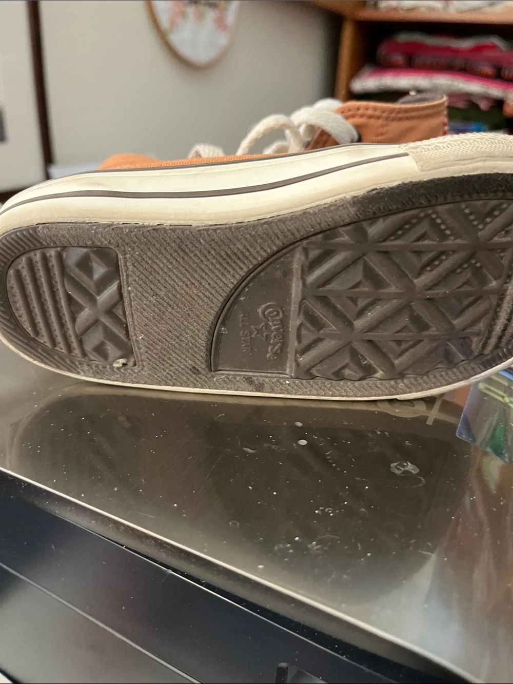 Converse Kids Gingerbread High-Top Sneakers Tan Size 8